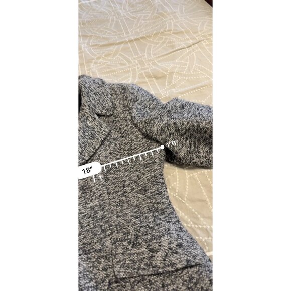 Vtg Elegant Wool Blend Womens Slimming Blazer Sz10 Dk Academia Whimsigoth Y2K - Picture 9 of 16